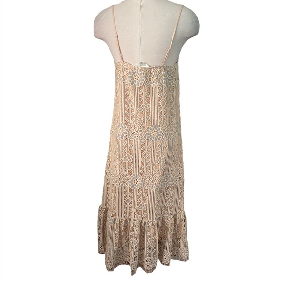 Eri + Ali Anthropologie crochet maxi dress sz- small - Picture 6 of 9